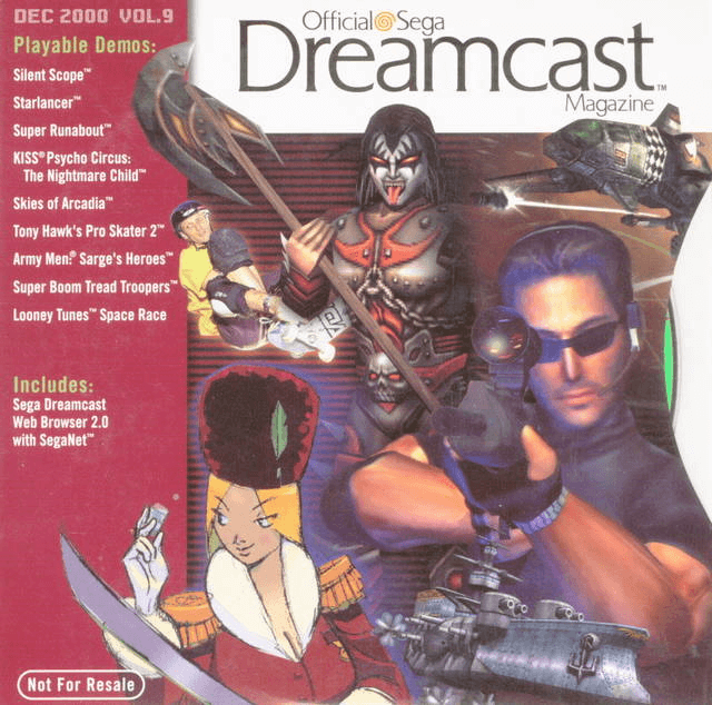 Official Sega Dreamcast Magazine Volume 9 box art for Sega Dreamcast